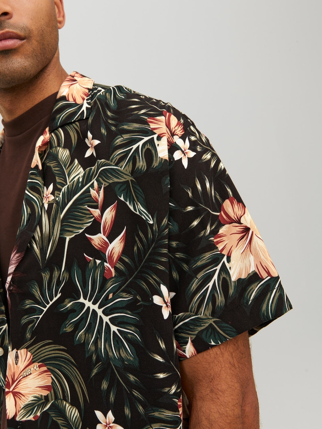 Jack & Jones Stile Hawaiano Relaxed Fit -Black - 12255684