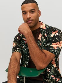Jack & Jones Relaxed Fit Resort shirt -Black - 12255684