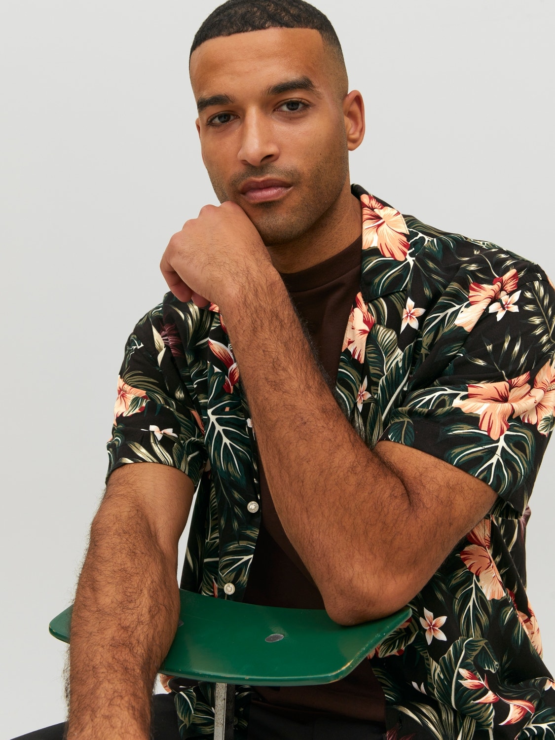 Jack & Jones Stile Hawaiano Relaxed Fit -Black - 12255684