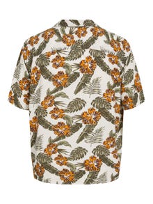 Jack & Jones White Pineapple Short Sleeve Shirt