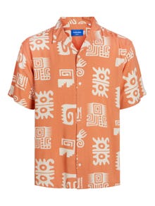 Jack & Jones Relaxed Fit Hawaii-Hemd -Carnelian - 12255727