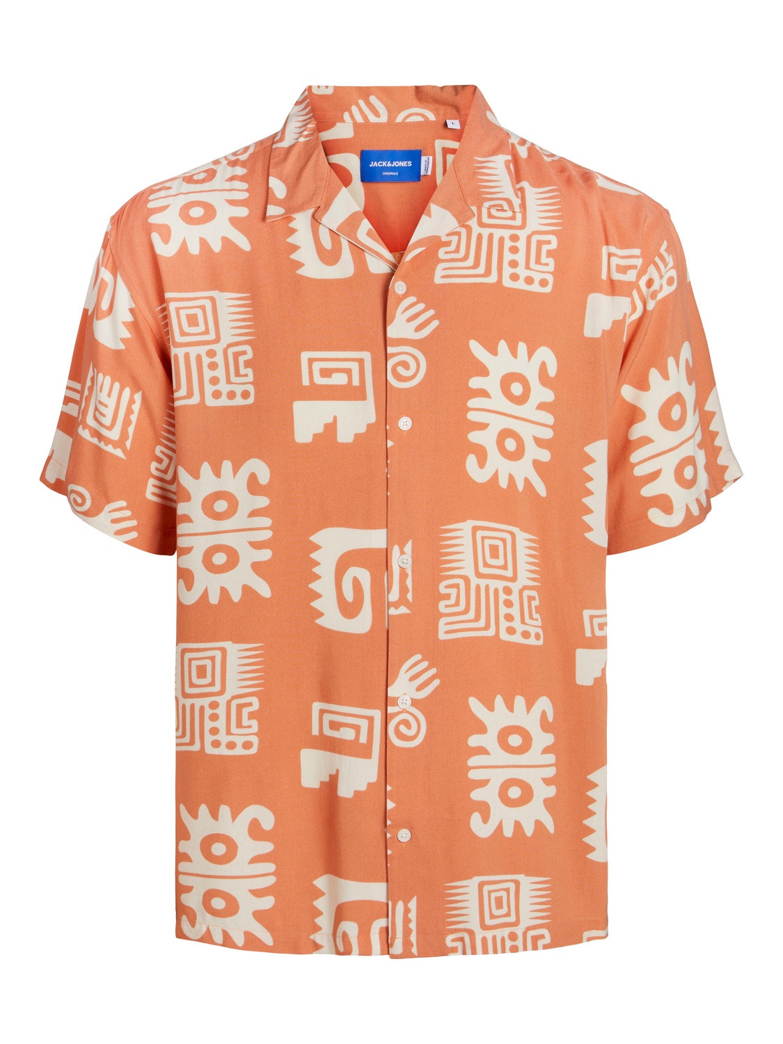 Jack & Jones Stile Hawaiano Relaxed Fit -Carnelian - 12255727