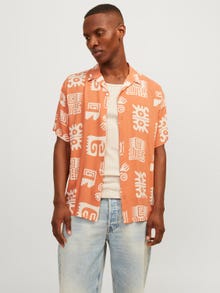 Jack & Jones Camisa resort Relaxed Fit -Carnelian - 12255727