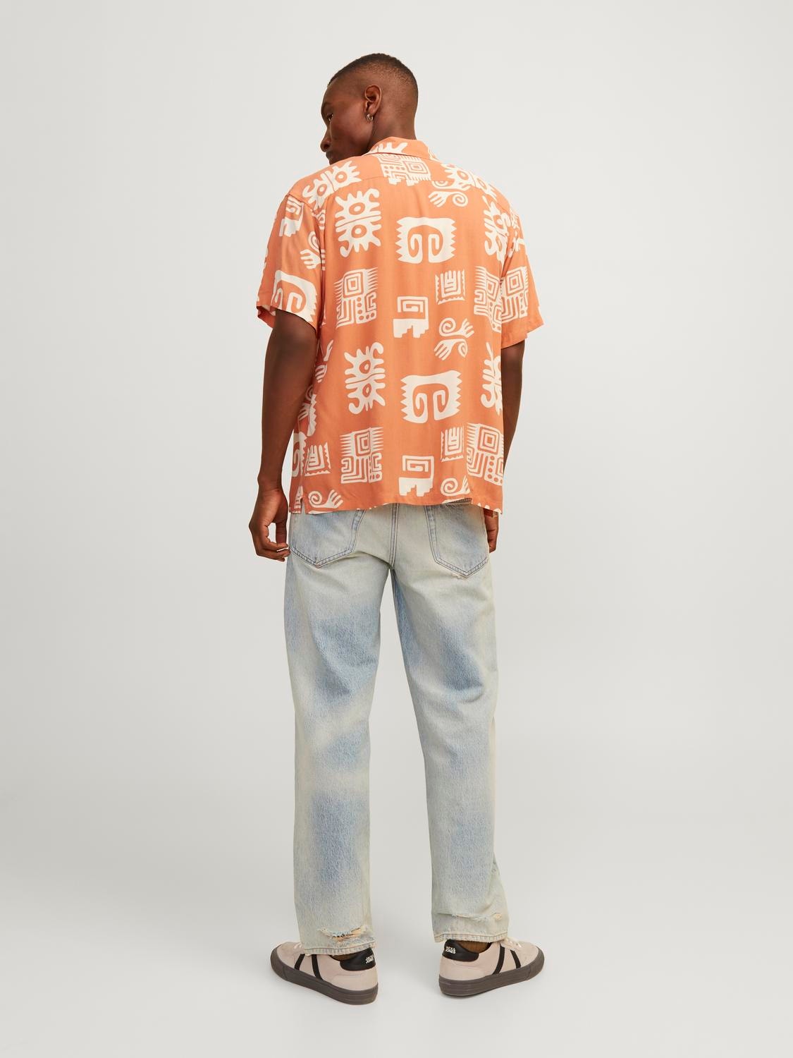 Jack & Jones Camisa estilo resort Relaxed Fit -Carnelian - 12255727