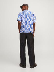 Jack & Jones Relaxed Fit Hawaii skjorte -Dazzling Blue - 12255727