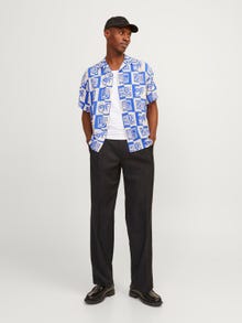 Jack & Jones Relaxed Fit Hawaii skjorte -Dazzling Blue - 12255727