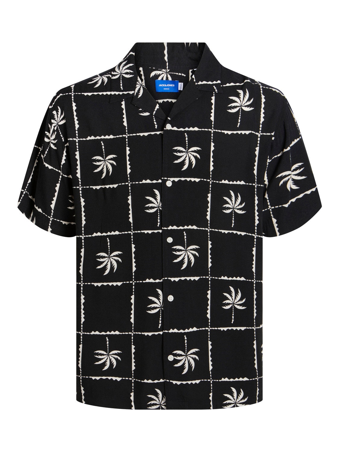 Jack & Jones Camisa estilo resort Relaxed Fit -Black - 12255727