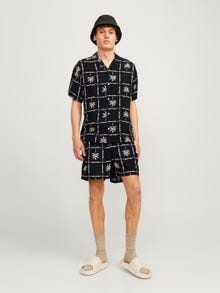 Jack & Jones Camisa resort Relaxed Fit -Black - 12255727