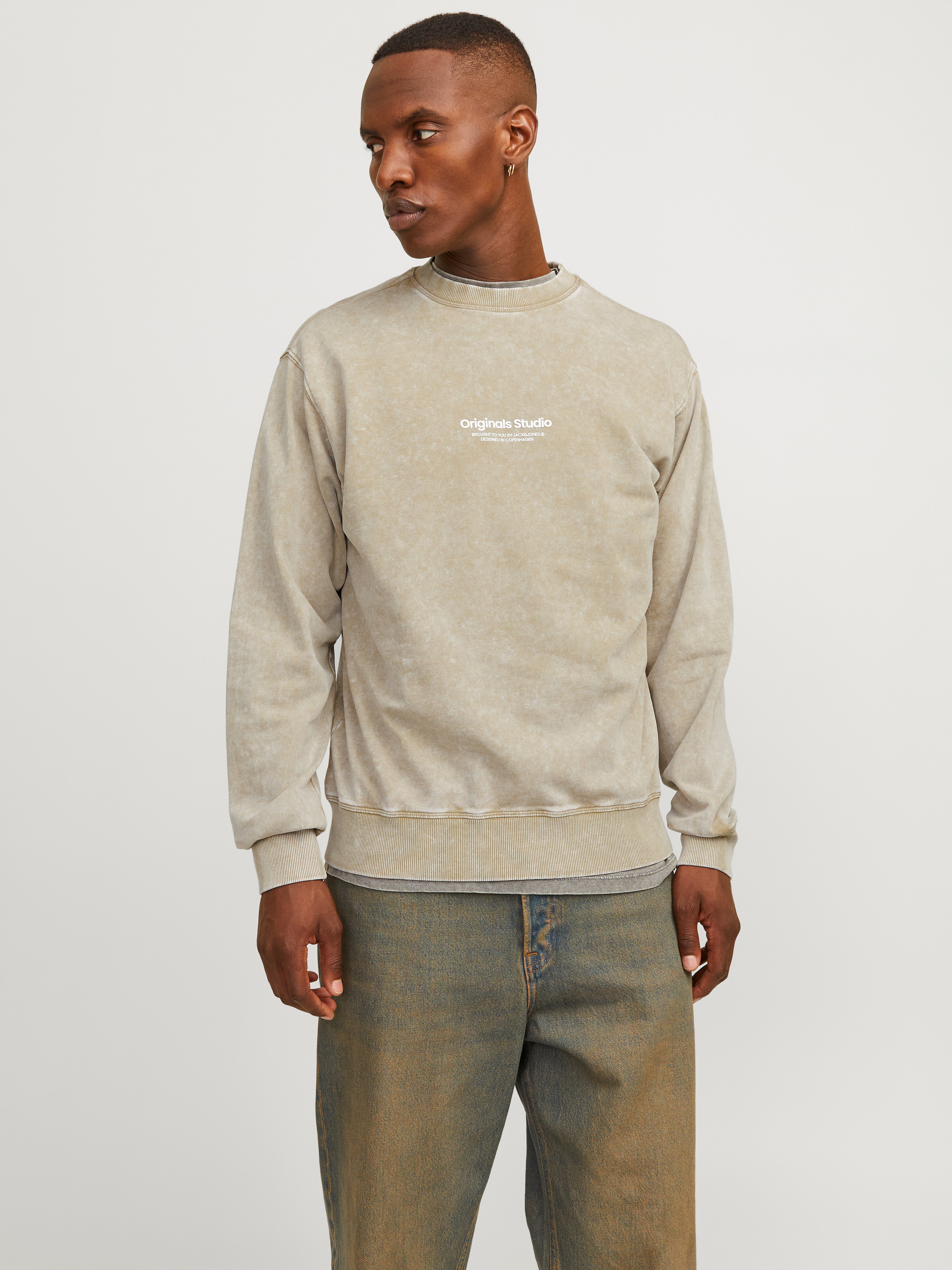 Gedruckt Sweatshirt