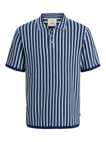 Jack & Jones Gestreift T-shirt -Blue Depths - 12255741