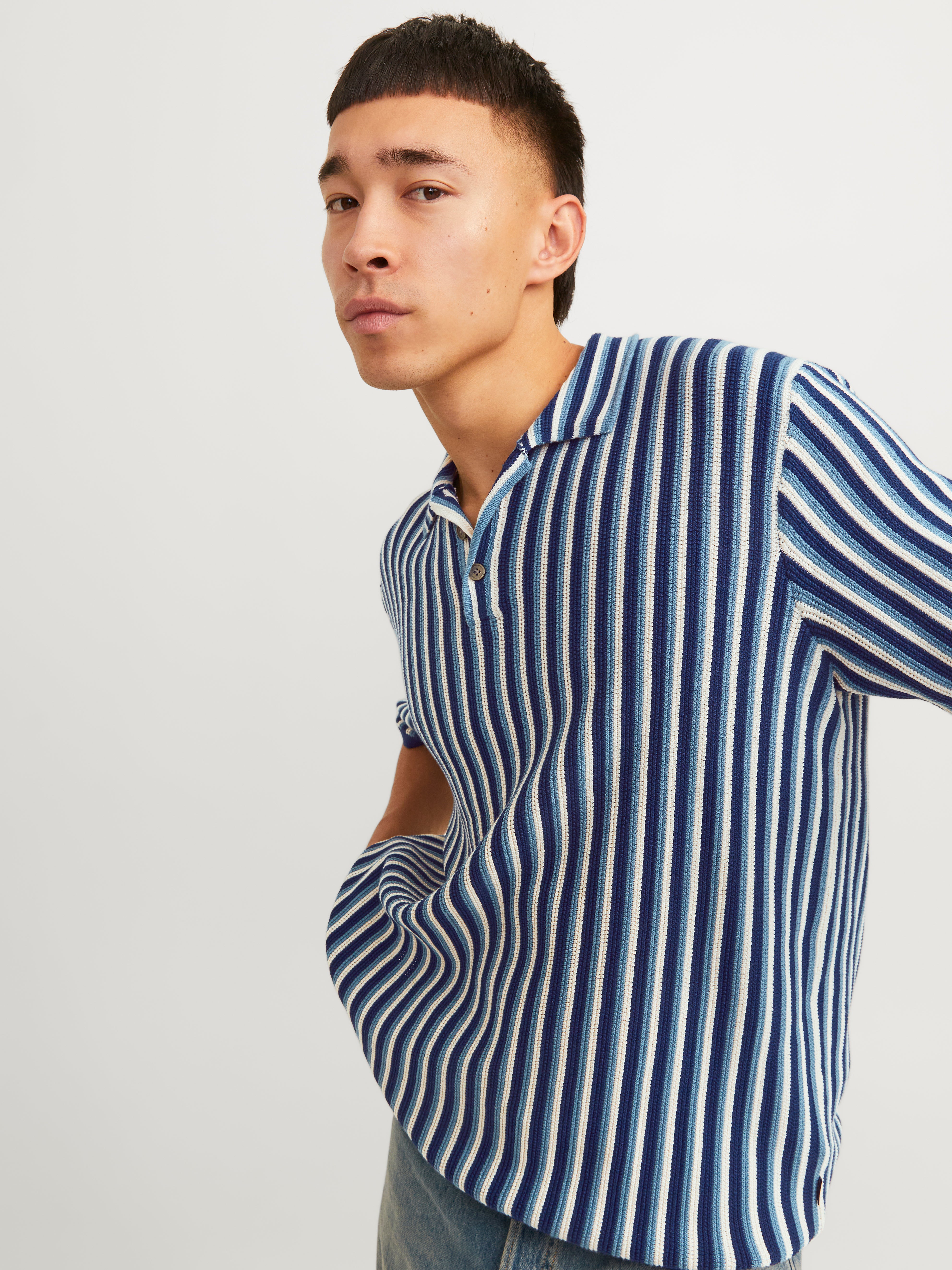 Jack & Jones Striped Polo - 12255741