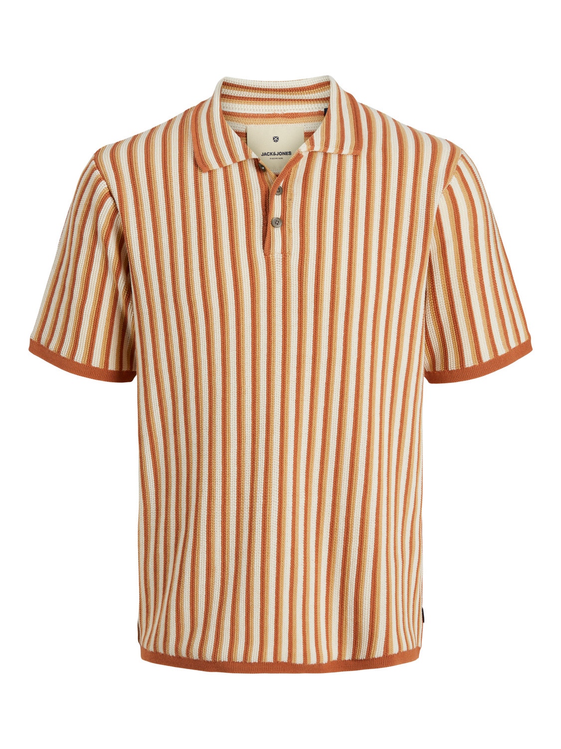 Jack & Jones Ränder T-shirt -Sunburn - 12255741