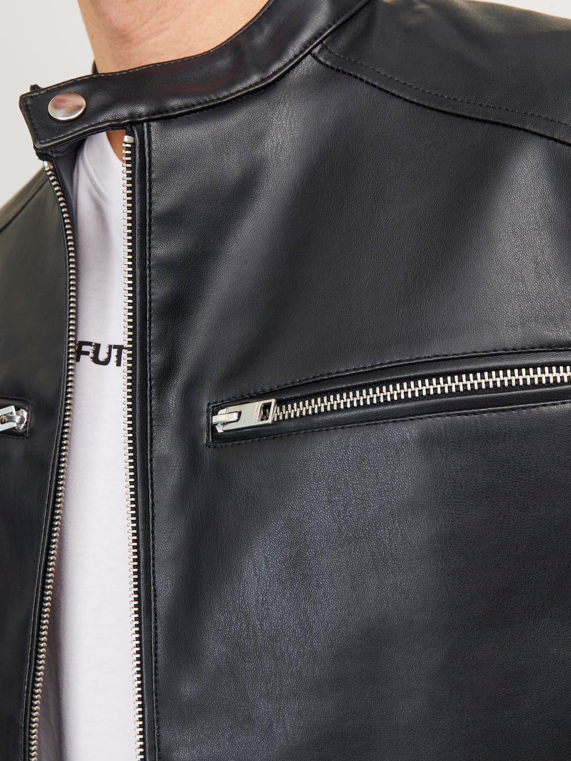 Jack & Jones Faux leather jacket -Black - 12255751