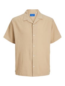 Jack & Jones Relaxed Fit Resort shirt -Fields Of Rye - 12255781