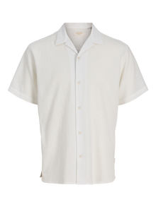 Jack & Jones Laisvas kirpimas Kurorto marškiniai -Cloud Dancer - 12255781