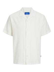Jack & Jones Relaxed Fit Resort shirt -Cloud Dancer - 12255781