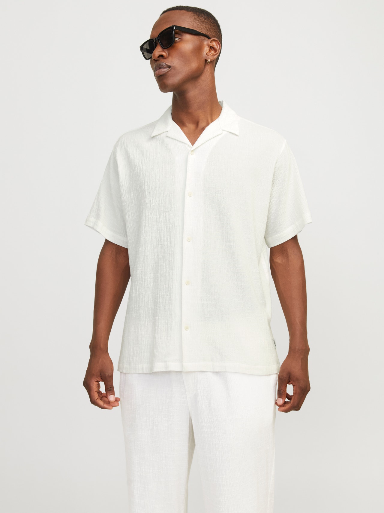 Jack & Jones Camisa estilo resort Relaxed Fit -Cloud Dancer - 12255781