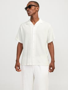 Jack & Jones Laisvas kirpimas Kurorto marškiniai -Cloud Dancer - 12255781