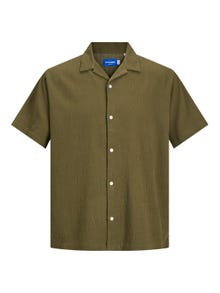 Jack & Jones Camisa estilo resort Relaxed Fit -Olive Night - 12255781