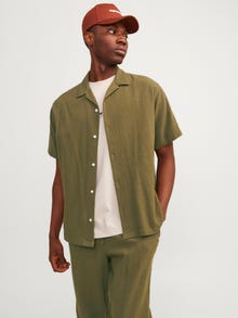 Jack & Jones Camisa estilo resort Relaxed Fit -Olive Night - 12255781