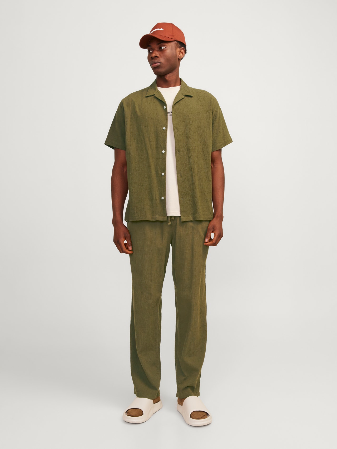 Jack & Jones Relaxed Fit Resort -Olive Night - 12255781