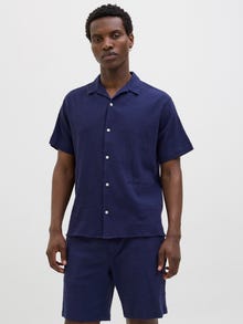 Jack & Jones Relaxed Fit Hawaiiskjorte -Ocean Cavern - 12255781
