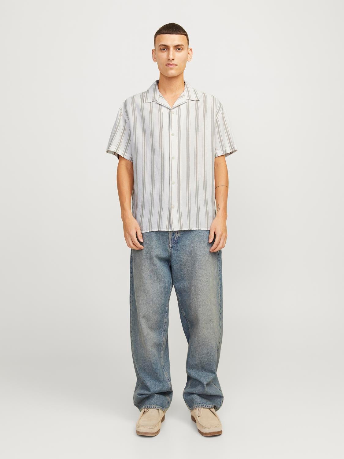 Jack & Jones Relaxed Fit Hawaii-Hemd -Abbey Stone - 12255818