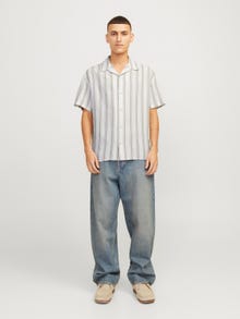 Jack & Jones Relaxed Fit Hawaii skjorte -Abbey Stone - 12255818