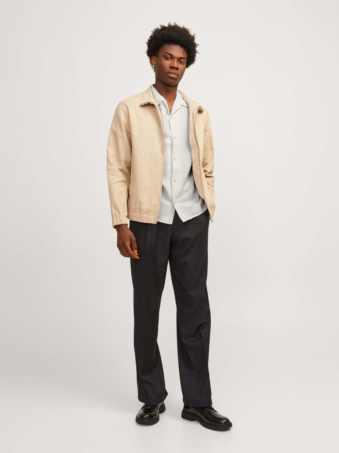 Jack & Jones Relaxed Fit Puhkuse särk -Cloud Dancer - 12255818