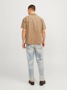 Jack & Jones Relaxed Fit Resort shirt -Tannin - 12255818
