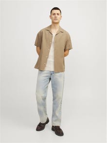 Jack & Jones Camisa resort Relaxed Fit -Tannin - 12255818