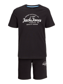 Jack & Jones Printed Loungewear set For boys -Black - 12255845