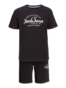 Jack & Jones Printet Loungewear-sæt Til drenge -Black - 12255845