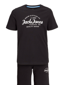 Jack & Jones Nyomott mintás Otthoni viselet szett Ifjúsági -Black - 12255845