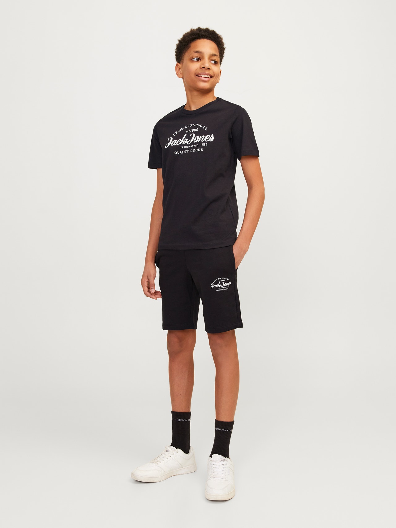 Jack & Jones Completo loungewear Stampato Per Bambino -Black - 12255845