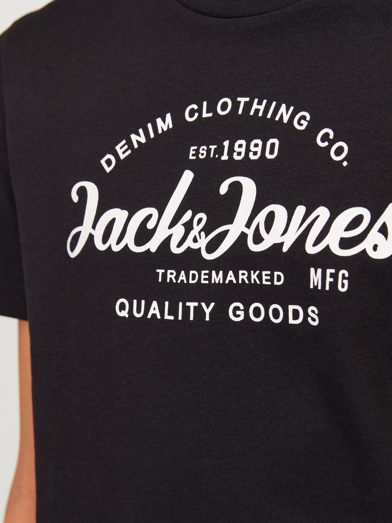 Jack & Jones Conjunto de Loungewear Estampar Para meninos -Black - 12255845