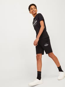 Jack & Jones Printet Loungewear-sæt Til drenge -Black - 12255845