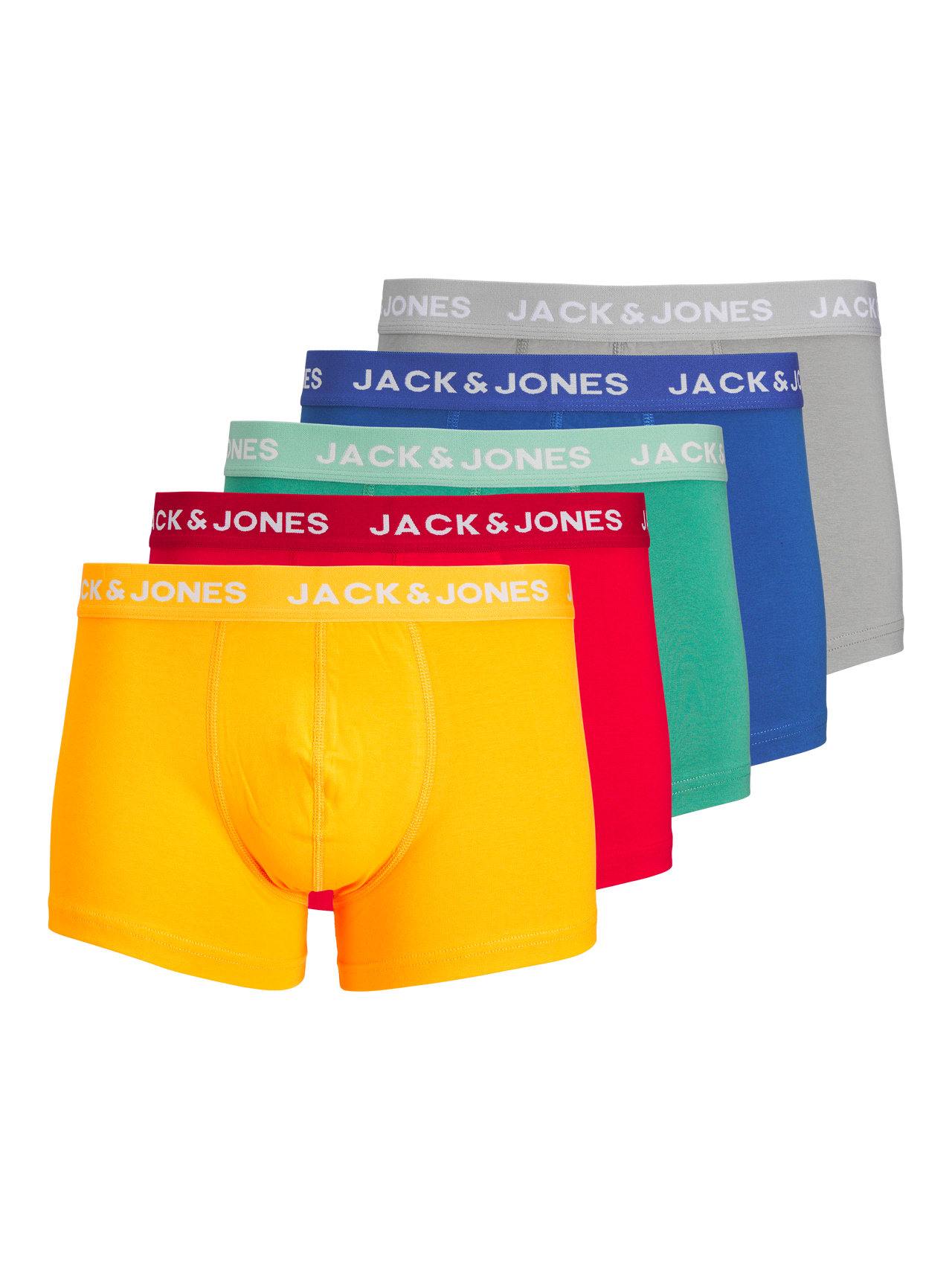 Jack & Jones 5-pack Trunks -Tango Red - 12255848