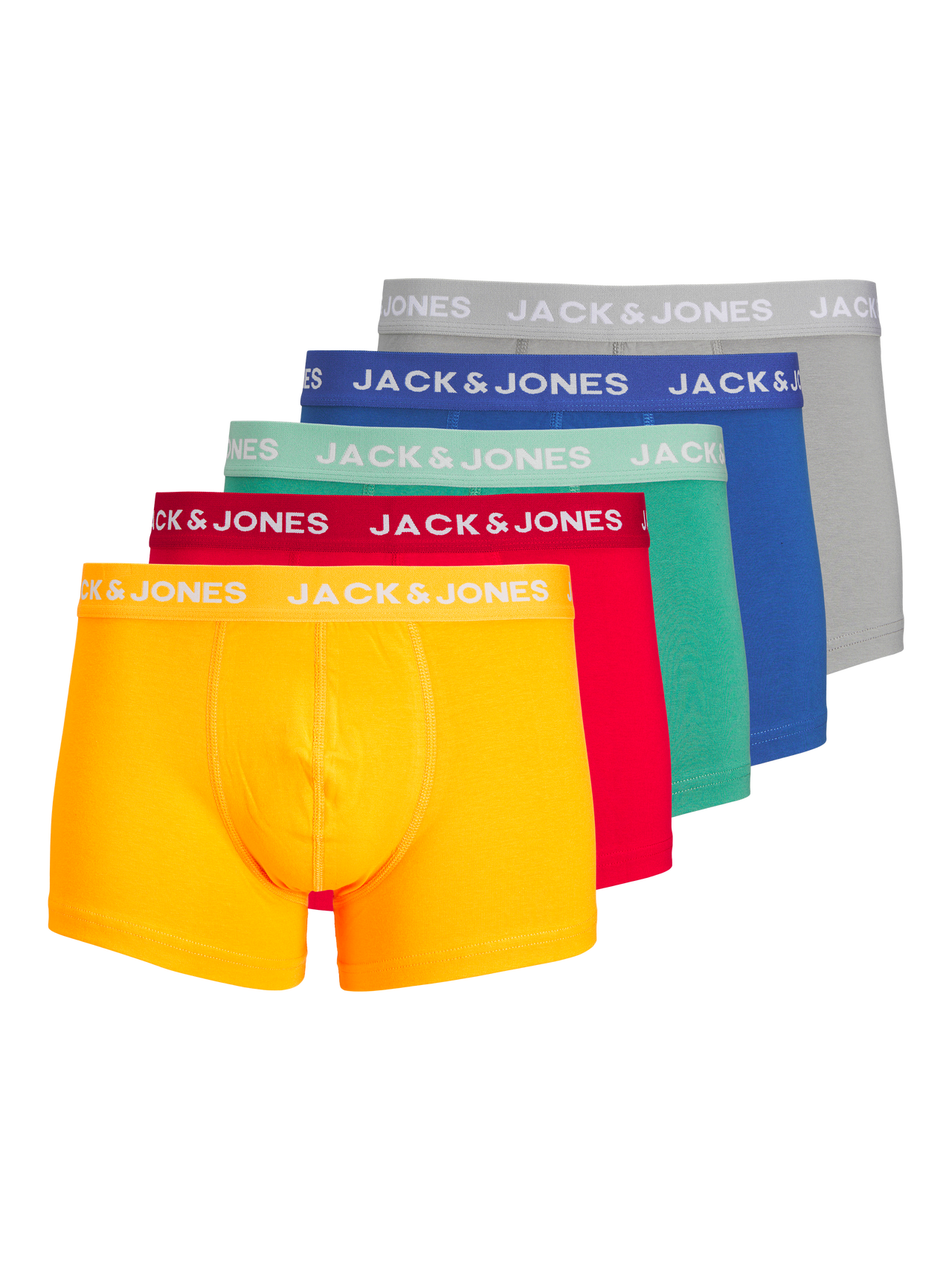 Jack & Jones 5-pak Bokserki -Tango Red - 12255848