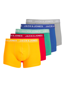Jack & Jones Paquete de 5 Boxers -Tango Red - 12255848