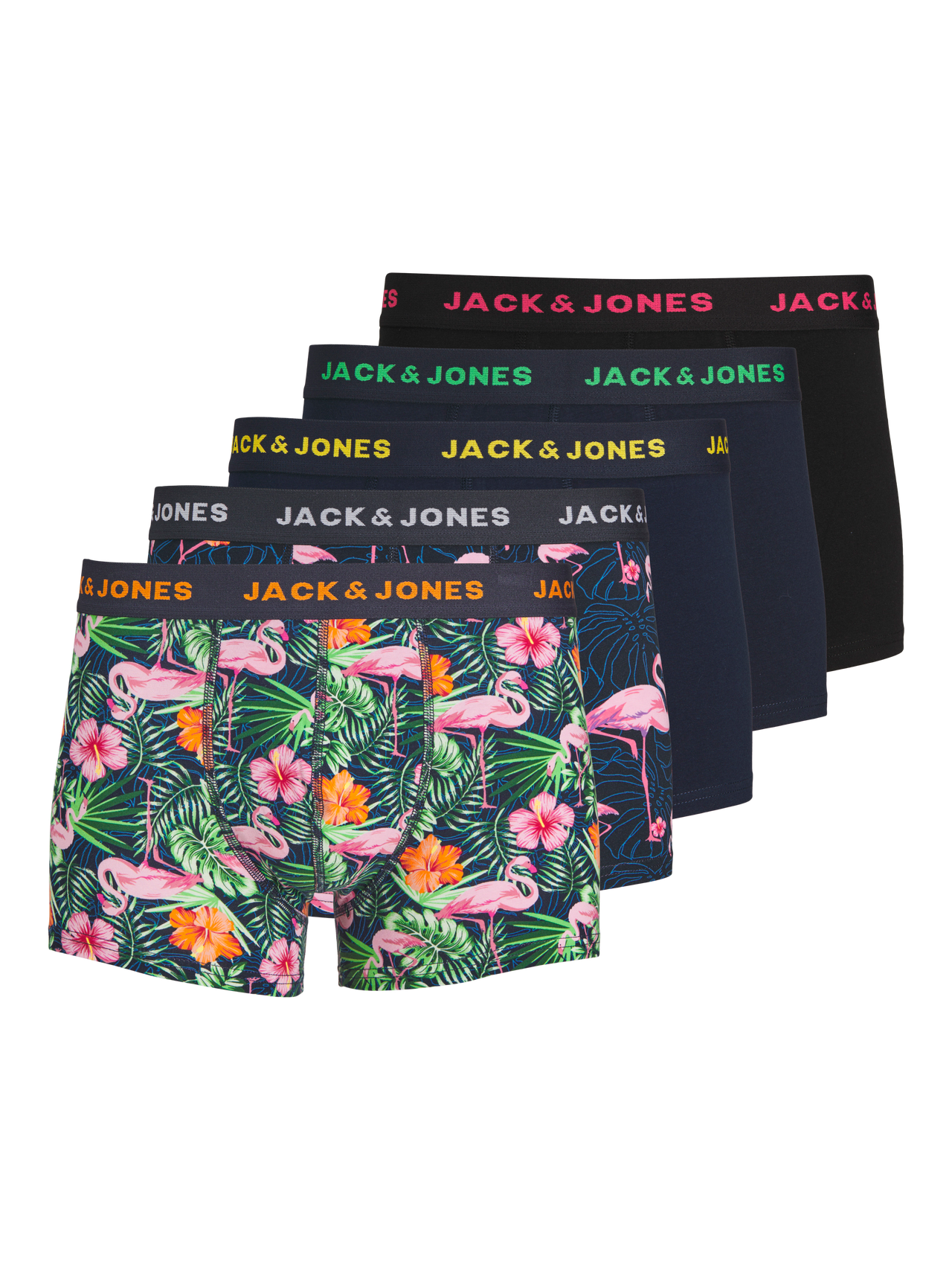 Jack & Jones 5-pack Trunks -Navy Blazer - 12255851