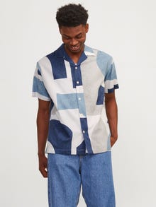 Jack & Jones Relaxed Fit Resort shirt -Harbor Mist  - 12255977