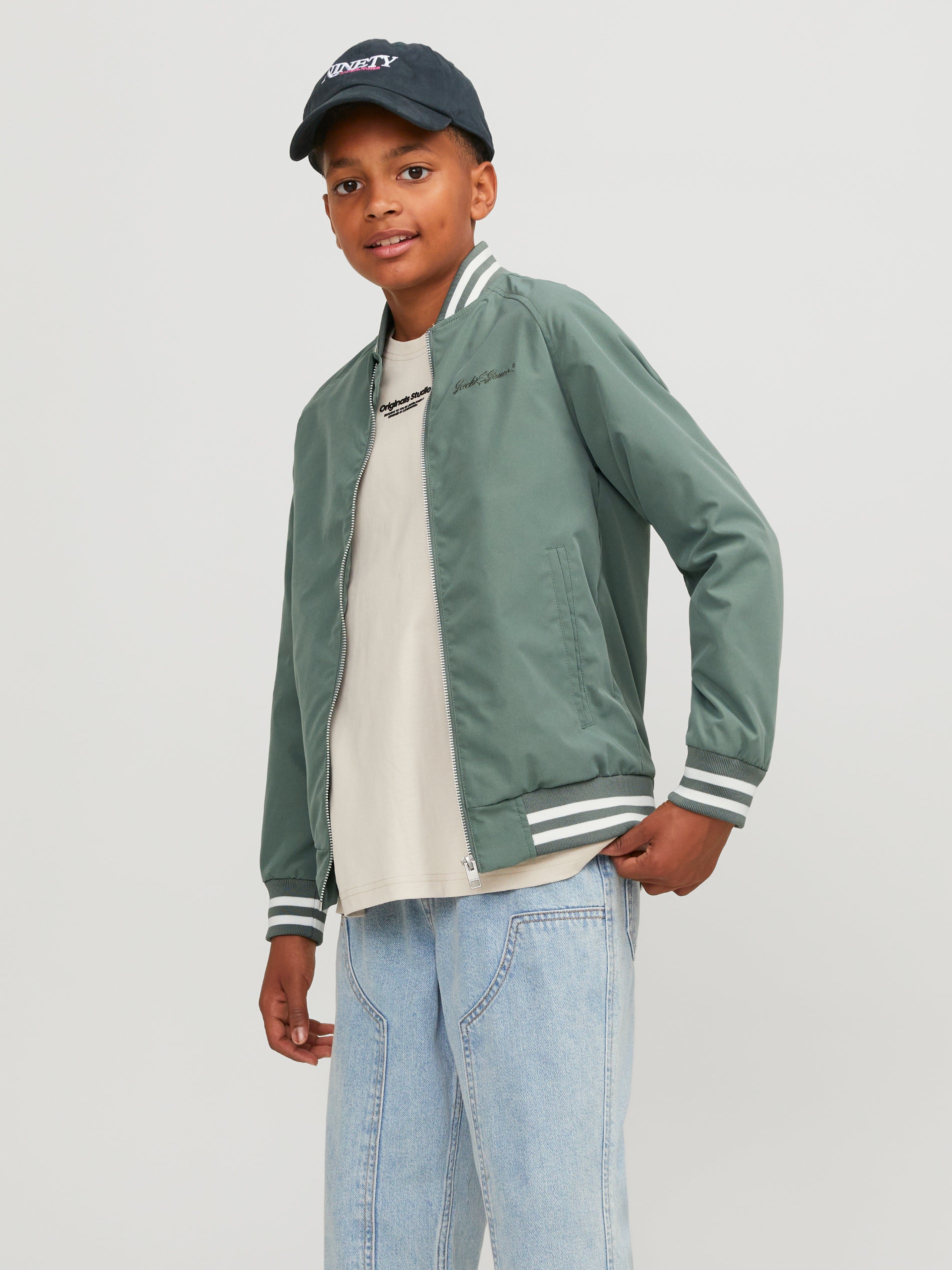 Jack and jones outlet bomber jacket green