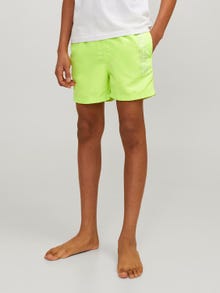 Jack & Jones Regular Fit Badehose Mini -Wild Lime - 12256153