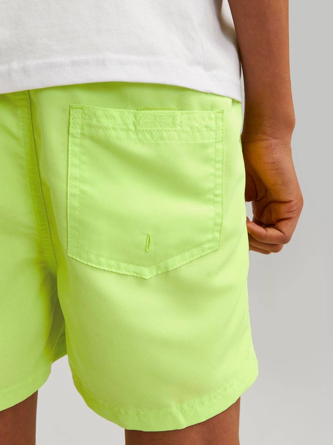 Jack & Jones Regular Fit Calções de banho Mini -Wild Lime - 12256153