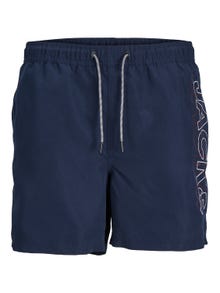 Jack & Jones Regular Fit Badshorts med normal passform Mini -Navy Blazer - 12256153