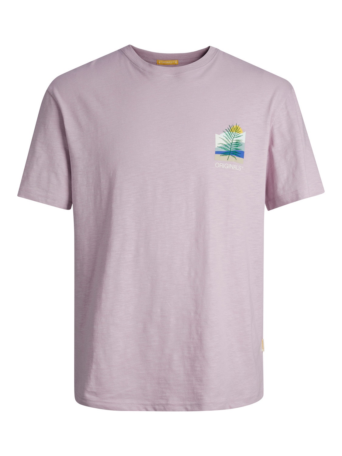 Jack & Jones Tryck Rundringning T-shirt -Lavender Frost - 12256215