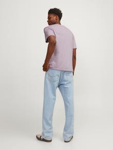 Jack & Jones Nyomott mintás Környak Trikó -Lavender Frost - 12256215