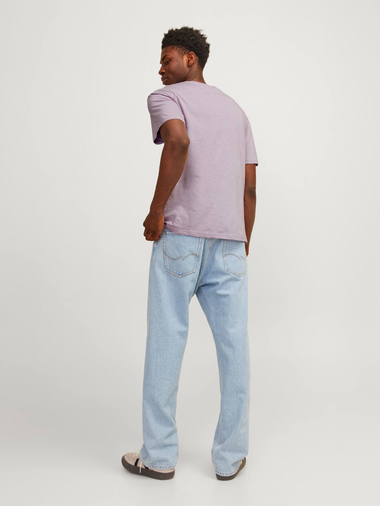 Jack & Jones T-shirt Estampar Decote Redondo -Lavender Frost - 12256215