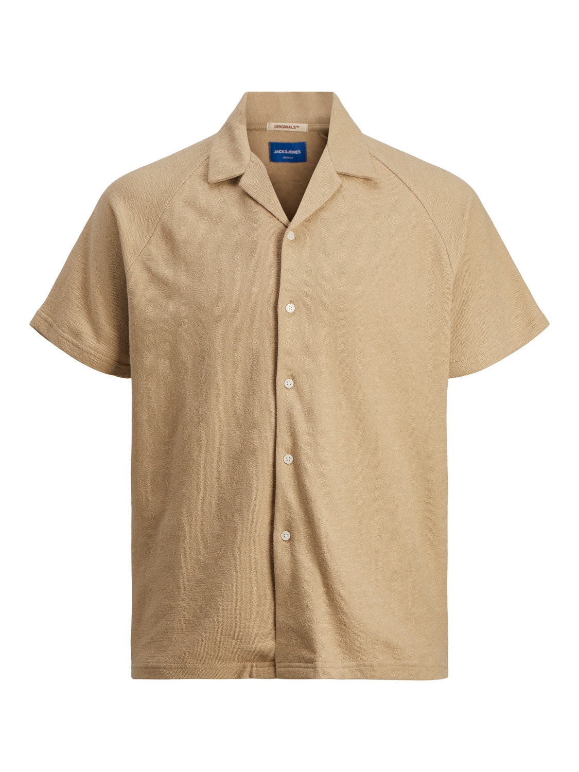 Jack & Jones Relaxed Fit Resort shirt -Fields Of Rye - 12256235